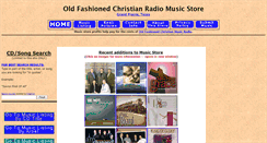 Desktop Screenshot of oldchristianmusic.com