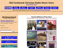 Tablet Screenshot of oldchristianmusic.com